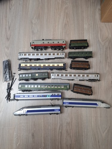 Lot train miniature tgv - train,