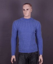 Pull mohair couleur : bleu et taille : M ou L (au choix)