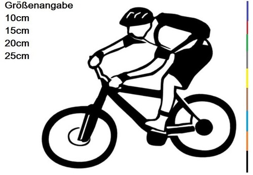 Autocollant vtt vélo - autocollant,