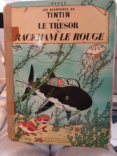 1973 tintin tresor de - tintin,
