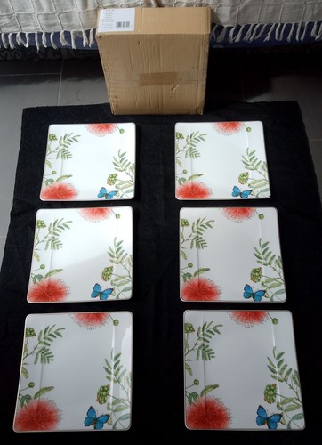 Assiettes carrées - assiettes,
