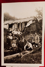 PHOTO PHOTO MOUNTAINEERS TORINO PRALI BORGATA RIBBA 1931 (F 5 )