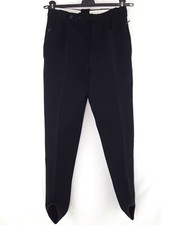 Monic Sport Pantalon Femme Noir Taille S Vintage Effilé Décontracté
