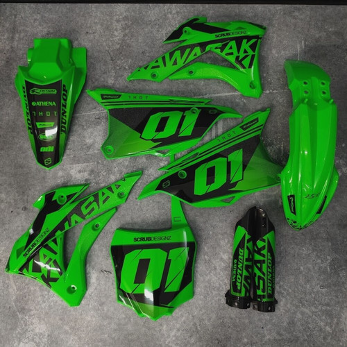 Plastics graphics kawasaki - graphics,
