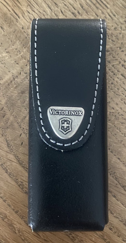 Etui ceinture cuir noir pour
