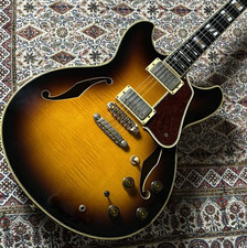 [Ibanez]  Fujigen AS200 MIJ ES-335-ish Sunburst 4.0kg w/Hard Case Used 1994