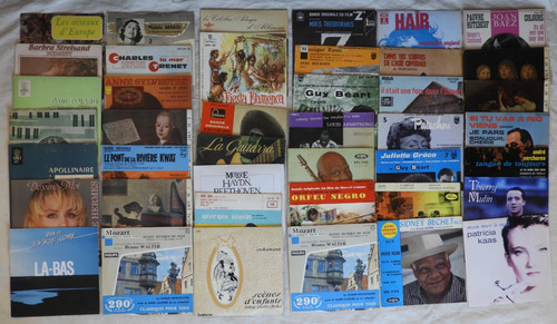 Lot x42 disques vinyles - , 45