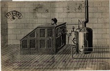 Old postcard Polyclinique Pasteur-Appareil de Sweating (266030)