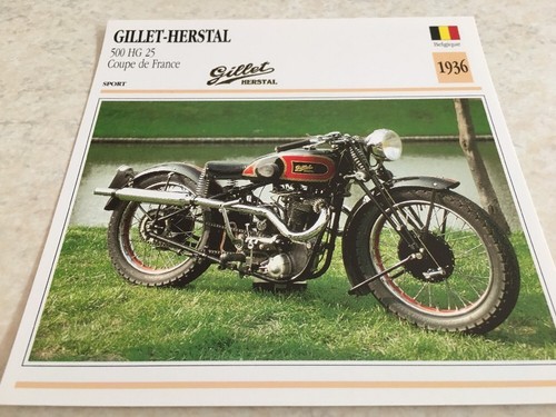Carte moto gillet - moto, 500