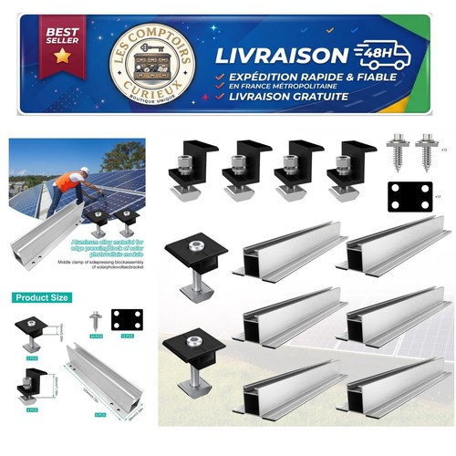 Kit fixation panneau solaire - panneau,