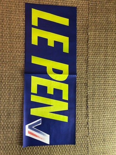 Affiche front national le - front,