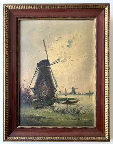 Huile sur panneau ancienne