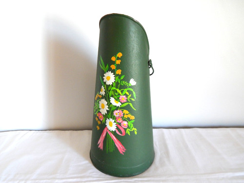 Ancien pot seau charbon en - pot,