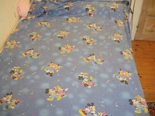 DRAP DE LIT DISNEY CTI FRANCE MICKEY MINNIE STARS VINTAGE SET OF BED 