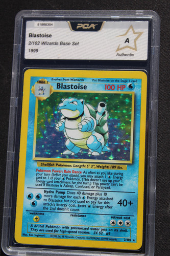 Carte pokémon pca blastoise - pokémon,