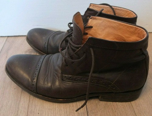Bottes cuir marlboro - cuir,