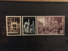belgique 1952 cob 876 à 878 neuf avec et sans charnière