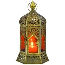 Lanterne Décorative Orientale Porte-Bougie Bougeoir