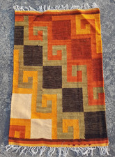 Vintage Traditional Handmade Beautiful IKEA Kilim Floor Rug Carpet 85x58 cm