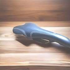 VELO Saddle CrMo Rail Black W White Stich Redline Gt Skyway Dyno Robinson Pk
