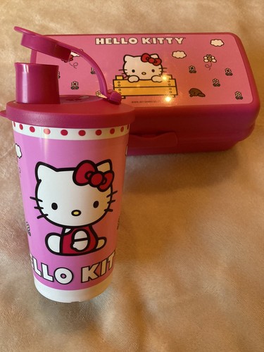 Tupperware hello kitty lunch - tupperware,