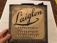 1933 Laiglon Preparation Degraissage Sec Francais Vintage Tin,