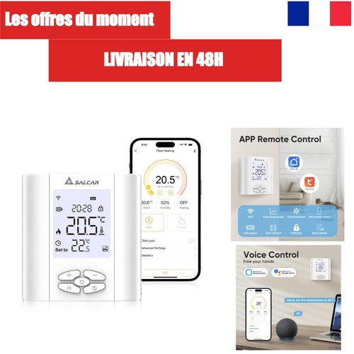 Salcar thermostat connecté - thermostat,