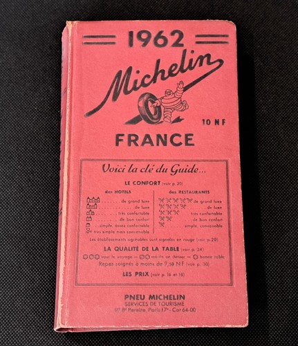 Guide michelin france 1962 - guide,