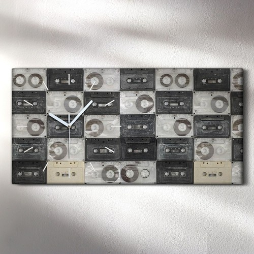 Horloge décorative sur toile