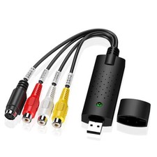 Convertisseur VHS vers numérique Carte de Capture vidéo USB 2.0 Hi8 VHS vers ...