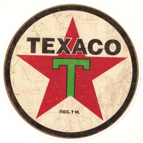 Texaco sticker vinyle - vinyle, laminé