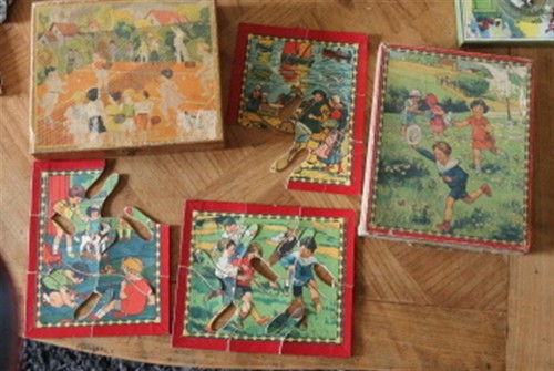 Lot puzzles cubes jeu - puzzles,