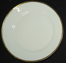 Porcelain of PARIS France - 19th century: white & gold plate (22 cm)