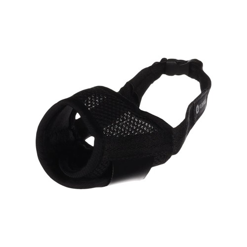 Muselière noir nylon doux - nylon,