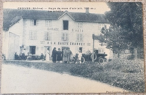 Cpa rhône cenves - 69,