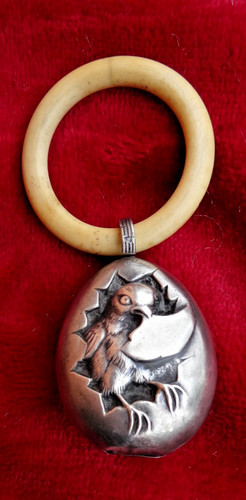 Ancien hochet argent en - ancien,