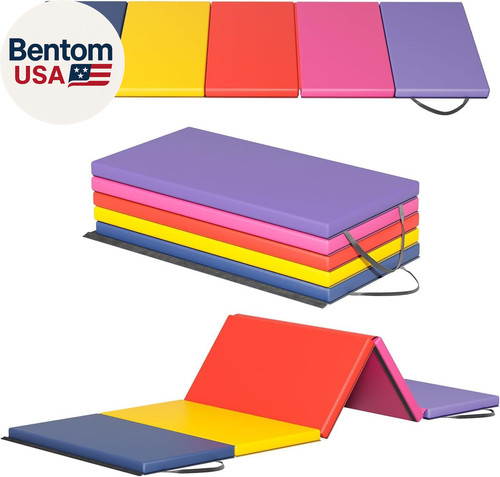 Gymnastics mats folding - gymnastics, mats,