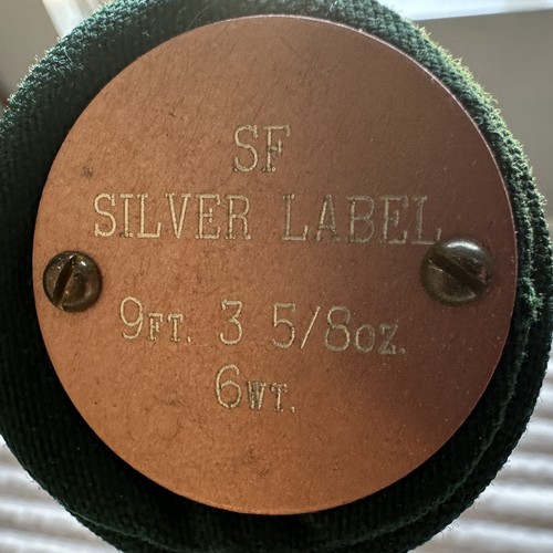 Orvis hls silver - label, piece