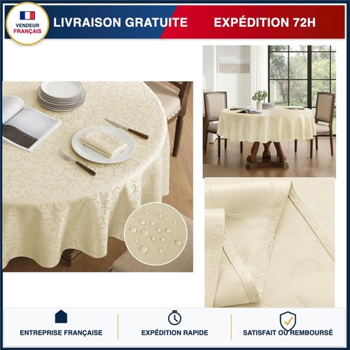 Romanstile nappe ronde 200 - ronde, cm