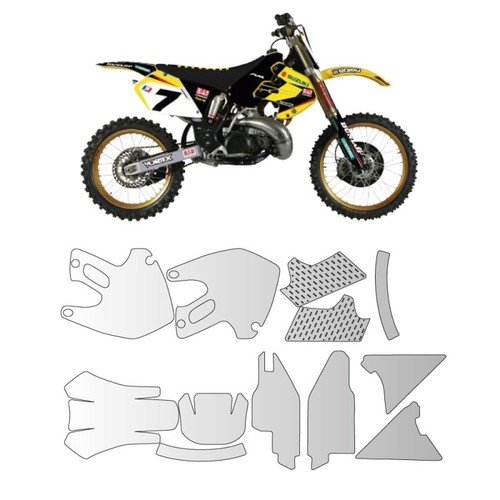 Kit complet vinyle suzuki - kit,
