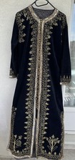 Vintage  Caftan 1960s - Navy