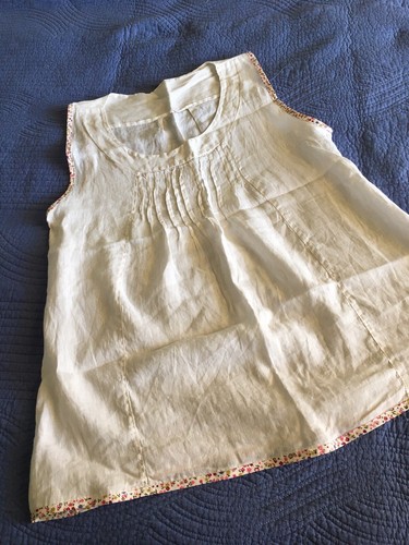 Jolie tunique lin blanc - , t38