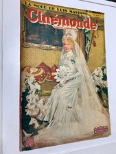 CINEMONDE du 8/08/1949; La noce de Luis Mariano/ Danielle Darrieux/ Douglas Fair
