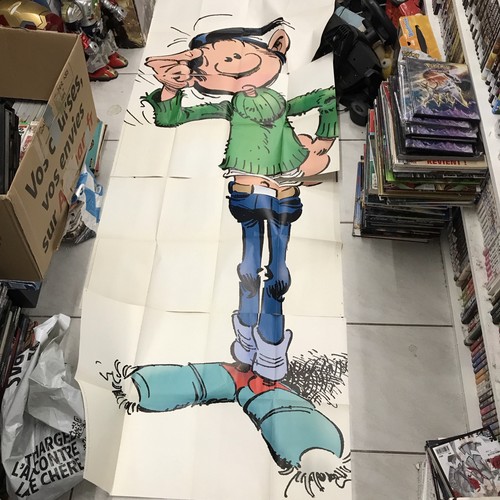 Poster geant gaston - gaston, lagaffe