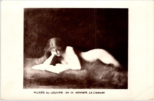 Jean jacques henner - la, liseuse