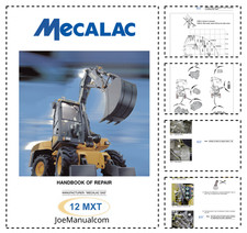 Mecalac 12MXT Excavator Repair Manual PDF