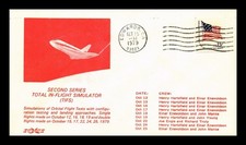 US SPACE COVER SECOND SERIES TOTAL IN-FLIGHT SIMULATOR EDWARDS CALIFORNIA