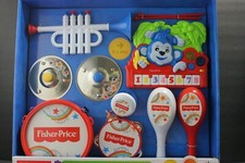 10 Piece Fisher Price Band Set + Bonus Monkey Piano Fisher Price 10 Piece Band 
