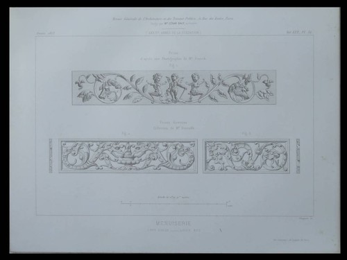 Menuiserie frise panneau - menuiserie,, bois