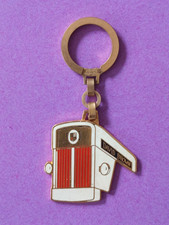 porte-clés émaillé - DUSEAUX - tracteur agricole DAVID BROWN